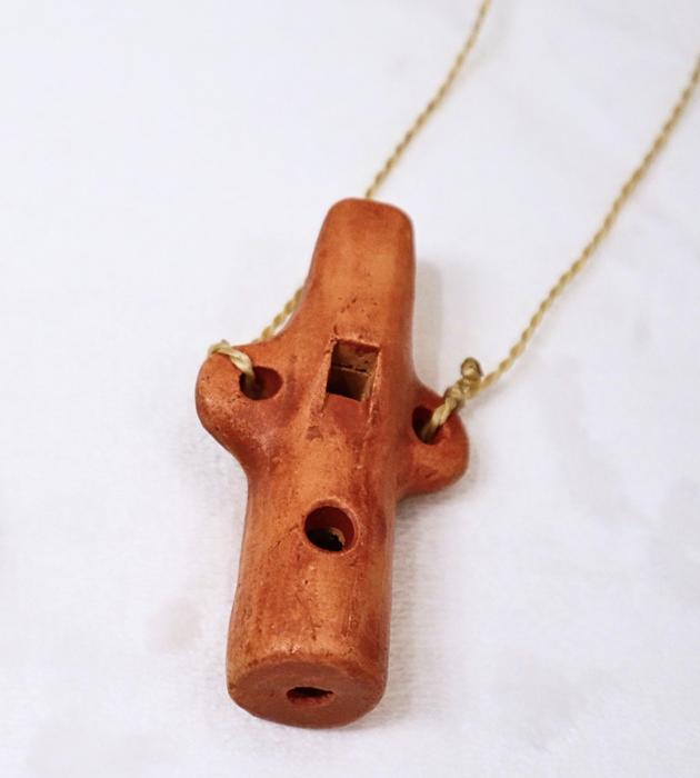 Bird Clay Whistle (Finger Flute) by Nash Tavewa