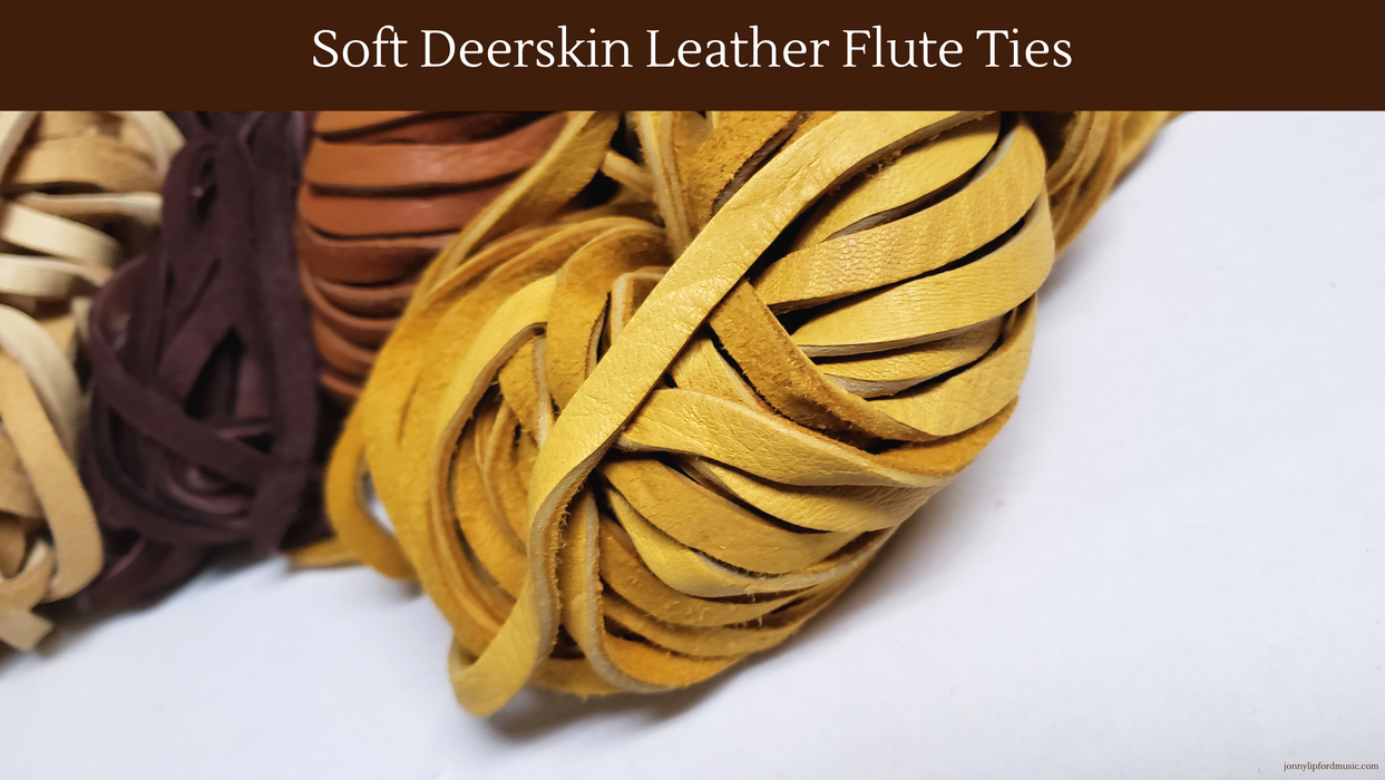 Premium Leather Flute Ties