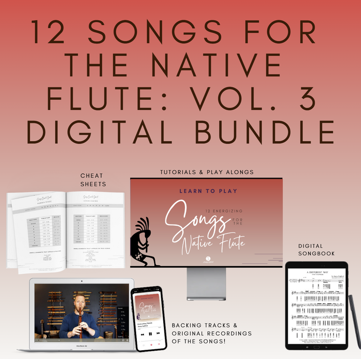 12 Songs for the Native Flute: Vol. 3 - Digital Bundle