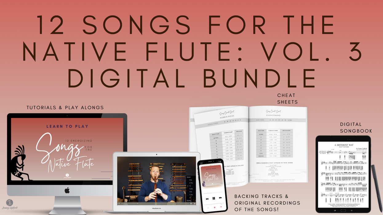 12 Songs for the Native Flute: Vol. 3 - Digital Bundle