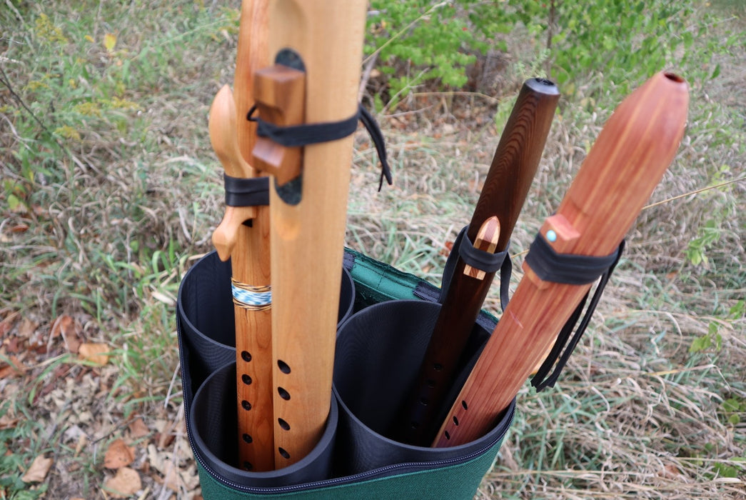 The Crusader | Native American Flute Case [Holds 18+ flutes]