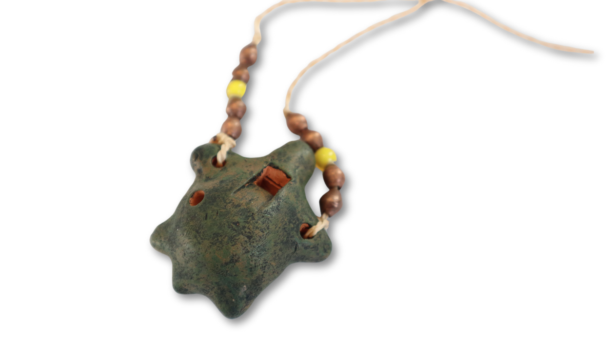 Turtle Ocarina Necklace by Nash Tavewa