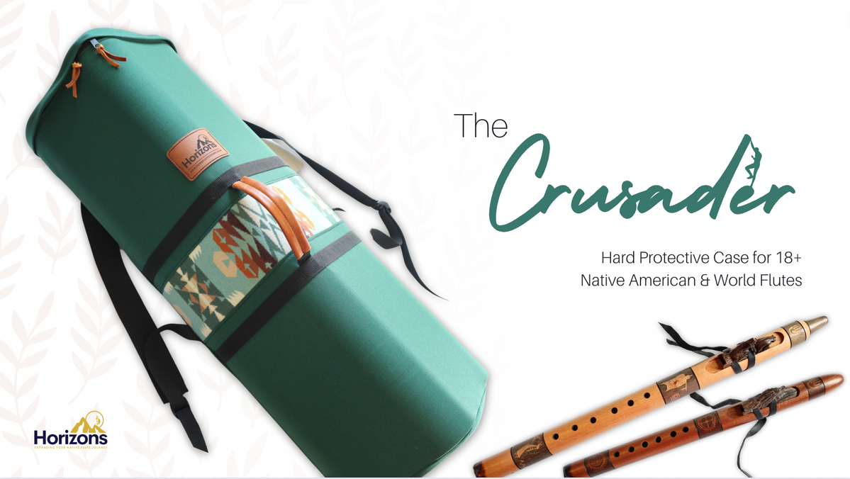 The Crusader Native American Flute Case [Holds 18+ flutes] — Horizons