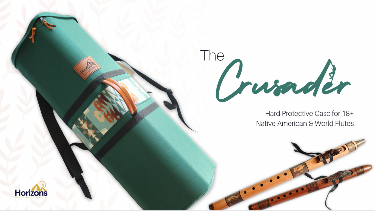 The Crusader | Native American Flute Case [Holds 18+ flutes]