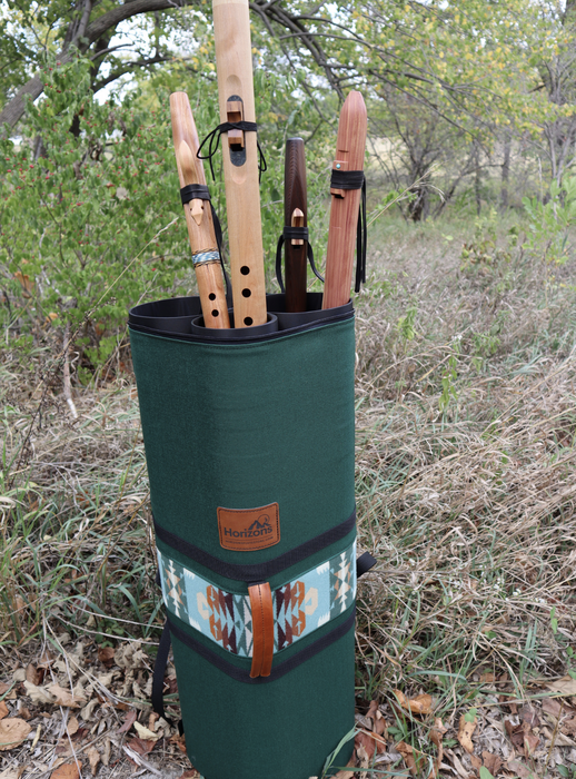 The Crusader | Native American Flute Case [Holds 18+ flutes]