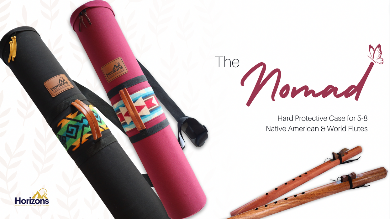 The Nomad | Native American Flute Case [Holds 5-7 flutes]