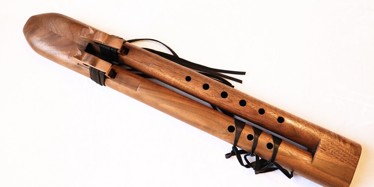 JD Flutes Wolf Series 9 Hole Drone G 440Hz Native American