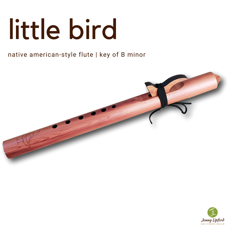 Butch Hall Flutes - Starter Series [B4] Native American-Style Flute - Little Bird