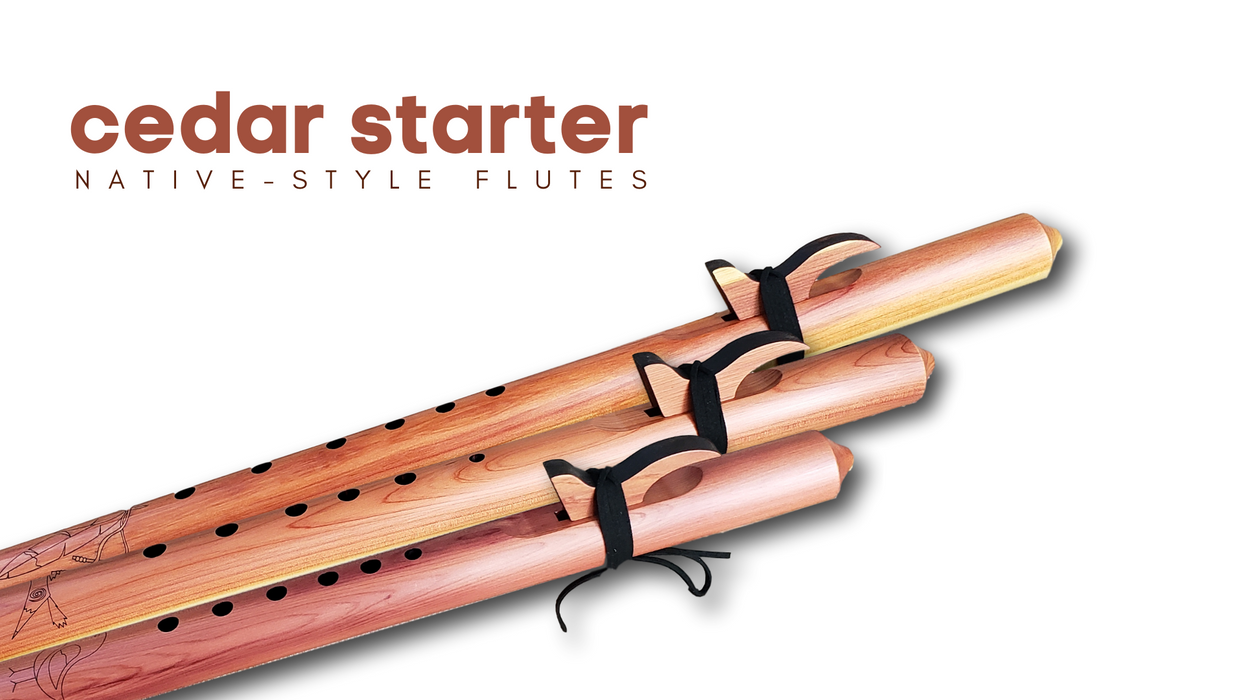 Butch Hall Flutes - Starter Series [A4] Native American-Style Flute - Little Horse