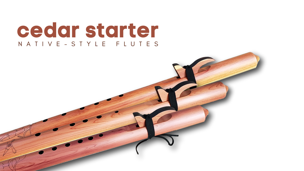 Butch Hall Flutes - Starter Series [B4] Native American-Style Flute - Little Bird