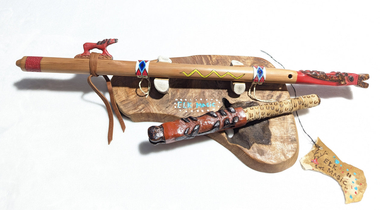 #AC46 Laughing Mallard Flute "Elk Magic" [F#] Native American-Style Flute