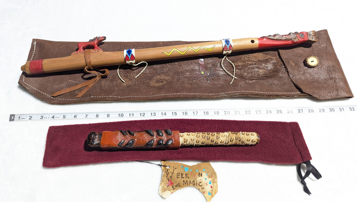 #AC46 Laughing Mallard Flute "Elk Magic" [F#] Native American-Style Flute