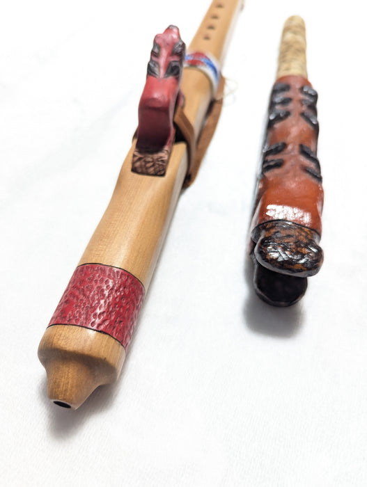 #AC46 Laughing Mallard Flute "Elk Magic" [F#] Native American-Style Flute