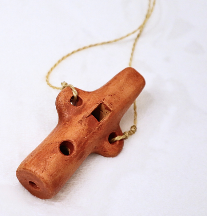 Bird Clay Whistle (Finger Flute) by Nash Tavewa