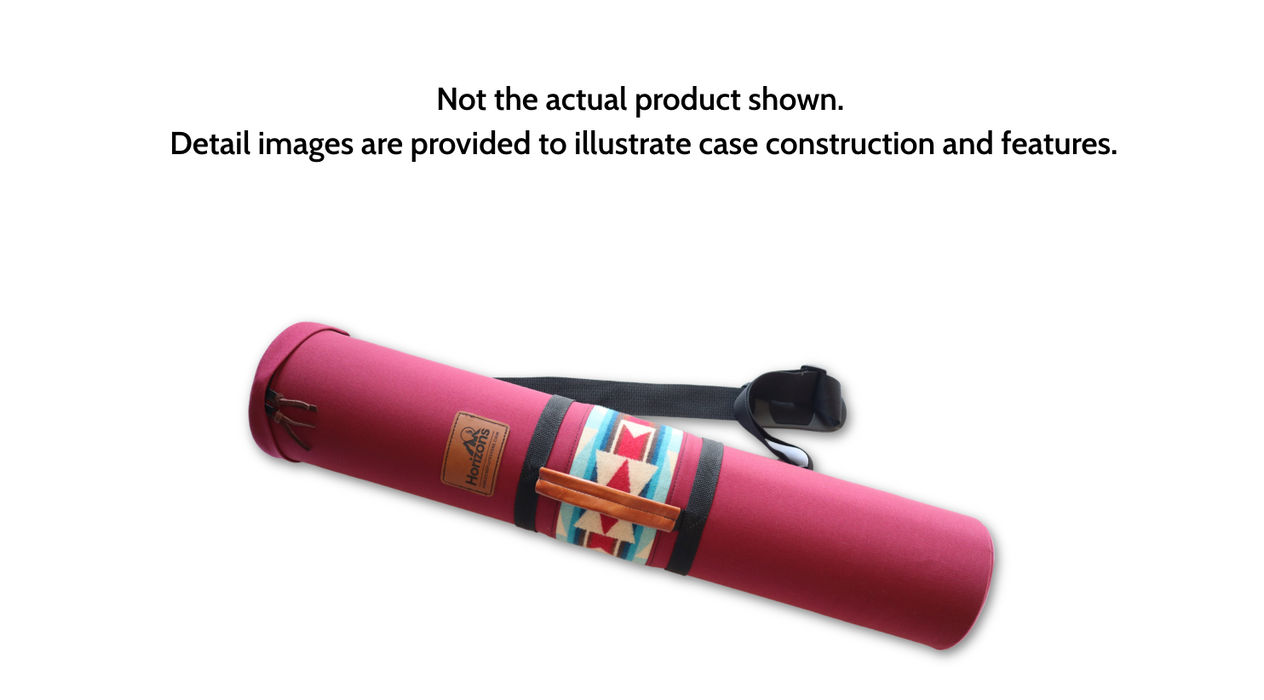 Nomad XL (Tan-40") Flute Case #ISNO7 | In-Stock Case [Holds 5-7 flutes]