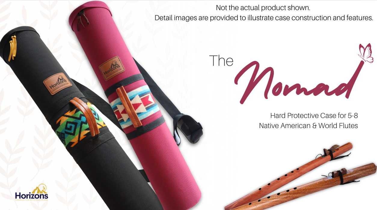 Nomad XL (Tan-40") Flute Case #ISNO7 | In-Stock Case [Holds 5-7 flutes]