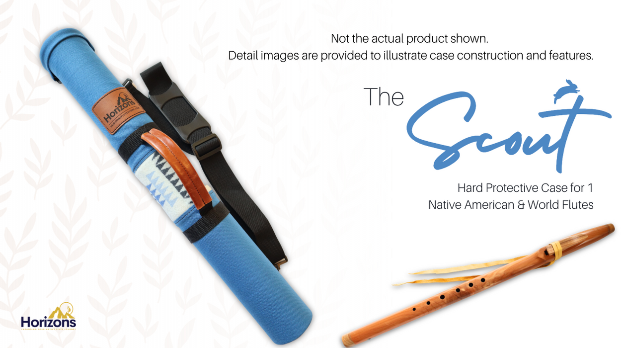 Scout XL (Tan) Native Flute Case #ISSC9 | In-Stock Case [Holds 1 flute]