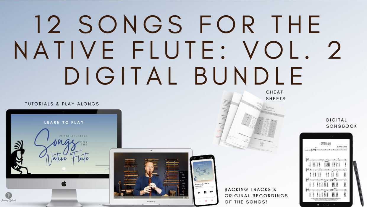12 Songs for the Native Flute: Vol. 2 - Digital Bundle