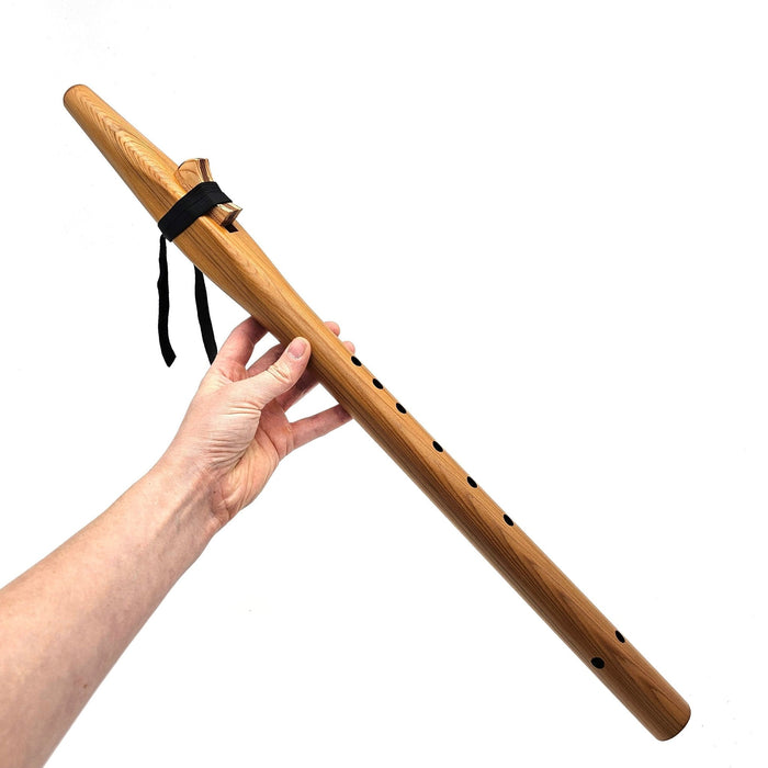 Beginner Native American Style G Flute  | Medium Sized | Natural Heartwood Cedar
