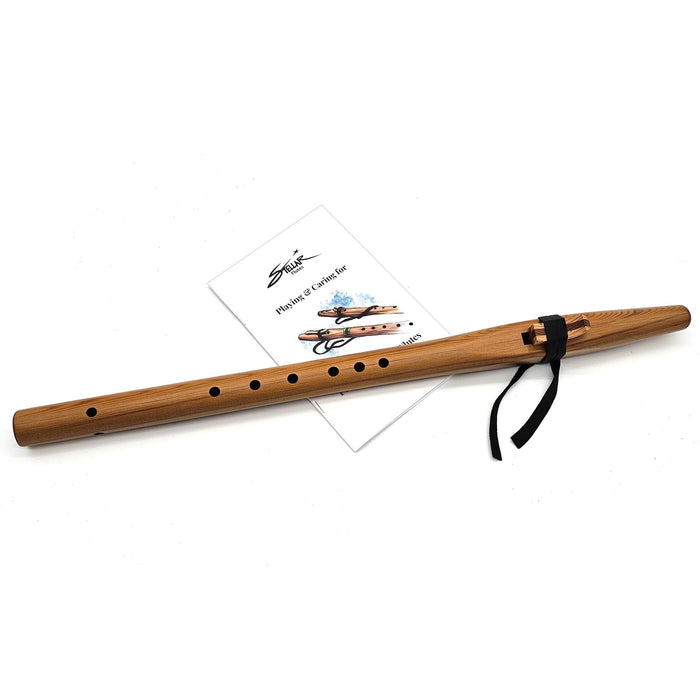 Beginner Native American Style G Flute  | Medium Sized | Natural Heartwood Cedar