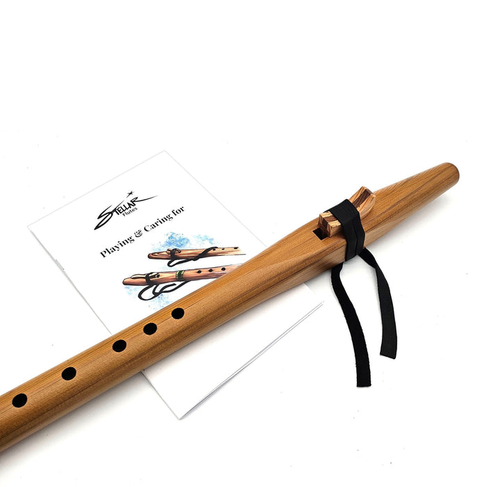 Beginner Native American Style G Flute  | Medium Sized | Natural Heartwood Cedar