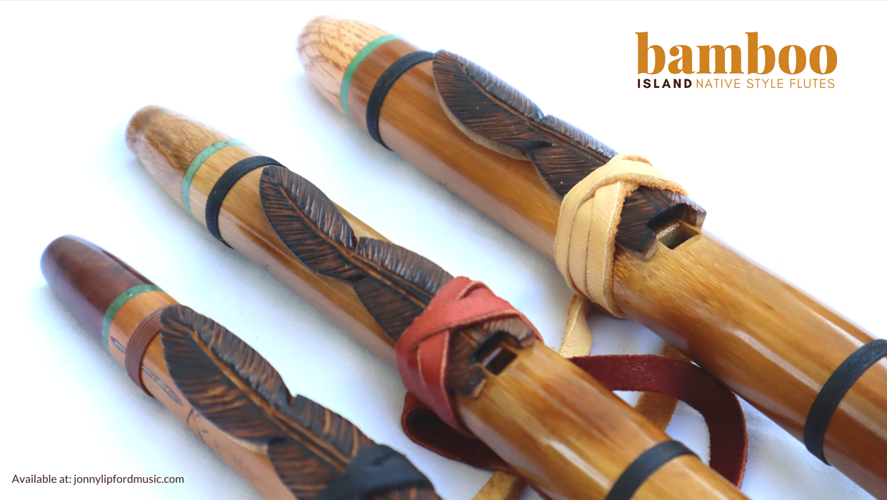 Island Flutes Bamboo Series [E5] Native American-Style Flute