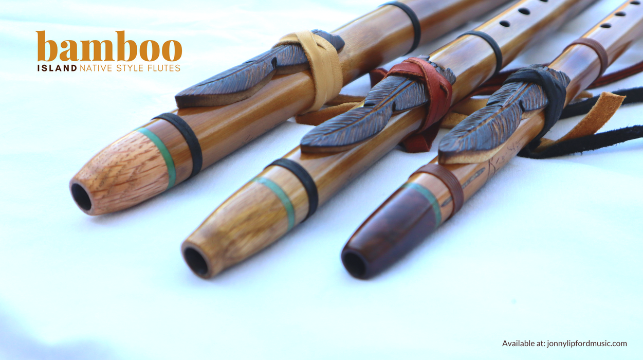 Island Flutes Bamboo Series [D5] Native American-Style Flute