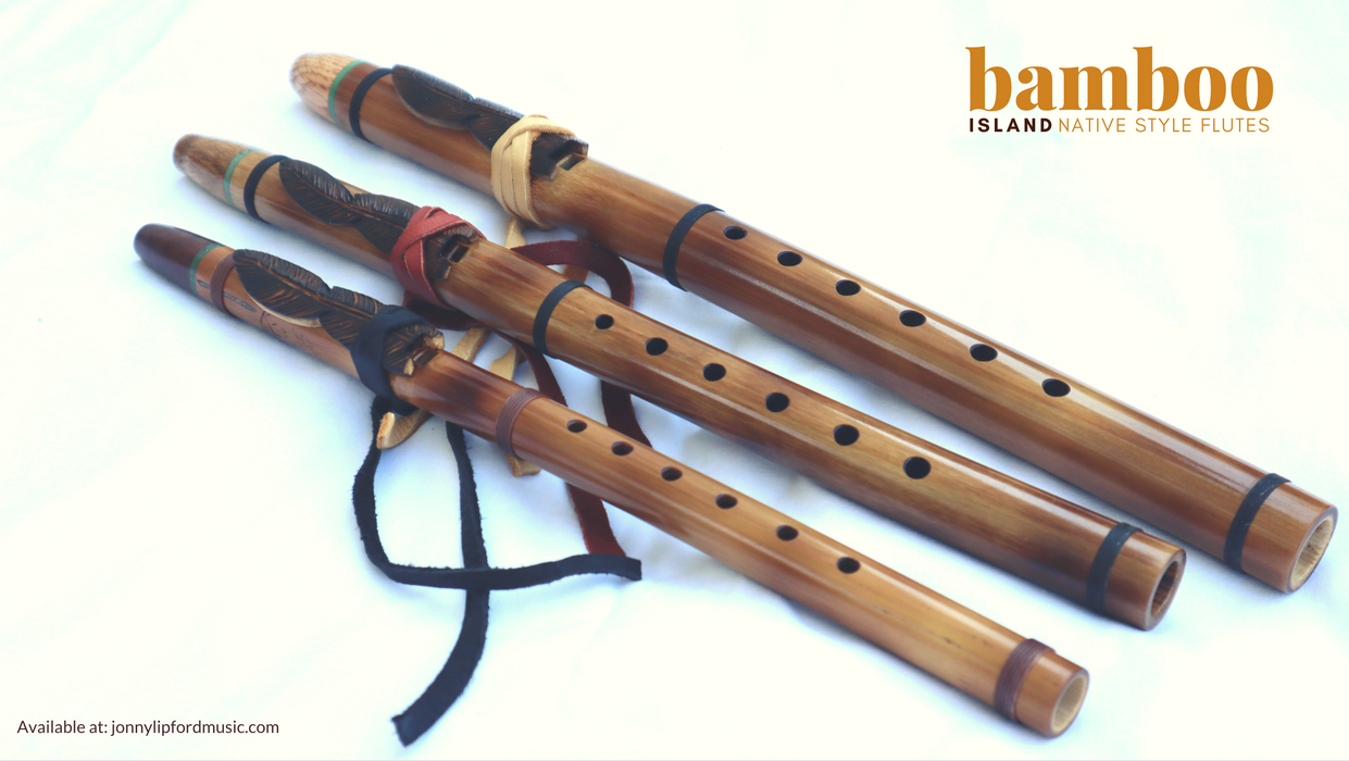 Island Flutes Bamboo Series [D5] Native American-Style Flute