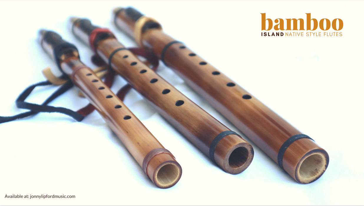 Island Flutes Bamboo Series [D5] Native American-Style Flute