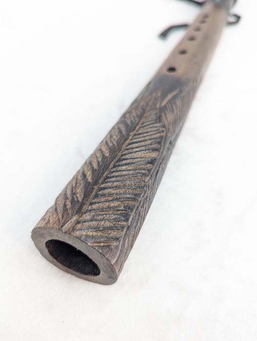 Marton Pap Flutes - Rustic Raven Series [F or A] Native American-Style Flute