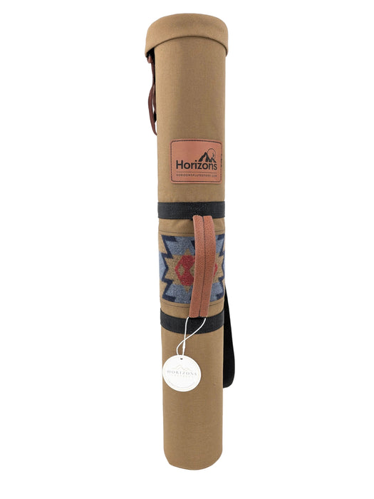 Seeker (Tan) Native Flute Case #ISSE15 | In-Stock Case [Holds 1-3 flutes]