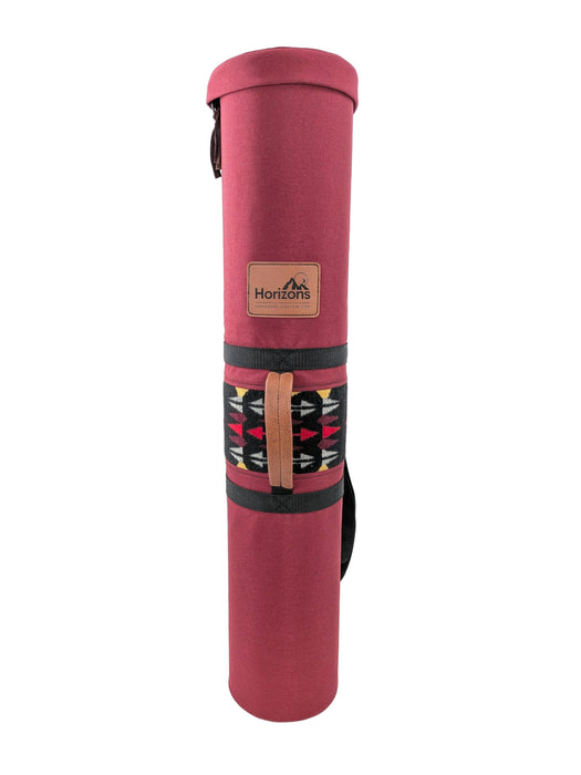 Nomad (Red-33") Flute Case #ISNO9 | In-Stock Case [Holds 5-7 flutes]