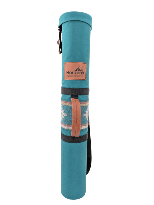 Seeker (Teal) Native Flute Case #ISSE11 | In-Stock Case [Holds 1-3 flutes]