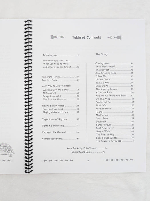 The Native American Flute: Understanding the Gift - Vol. 2 (Songbook) - John Vames