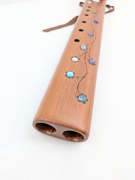 #1418 Pre-Owned Quetzalcoatl Maya Drone Flute [F#]