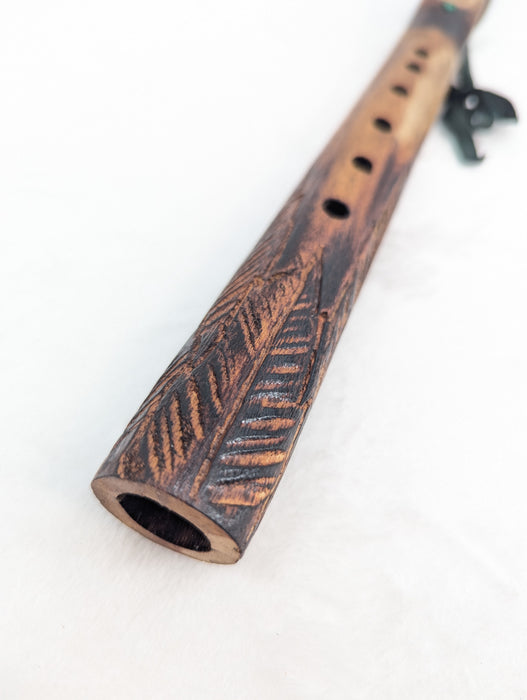 Marton Pap Flutes - Rustic Raven Series [F or A] Native American-Style Flute