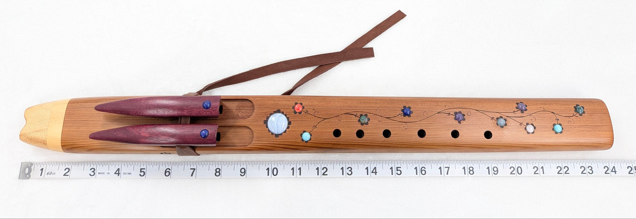 #1418 Pre-Owned Quetzalcoatl Maya Drone Flute [F#]