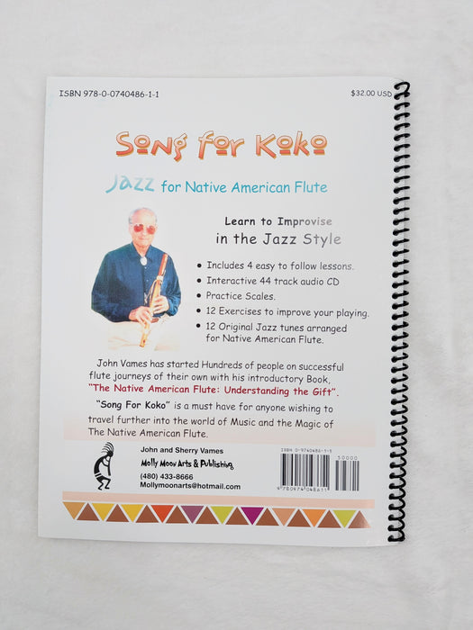 Song for Koko - Jazz for the Native American Flute (Songbook) - John Vames