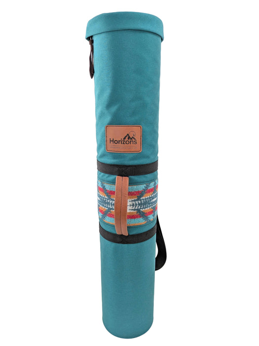 Nomad (Teal-33") Flute Case #ISNO2 | In-Stock Case [Holds 5-7 flutes]