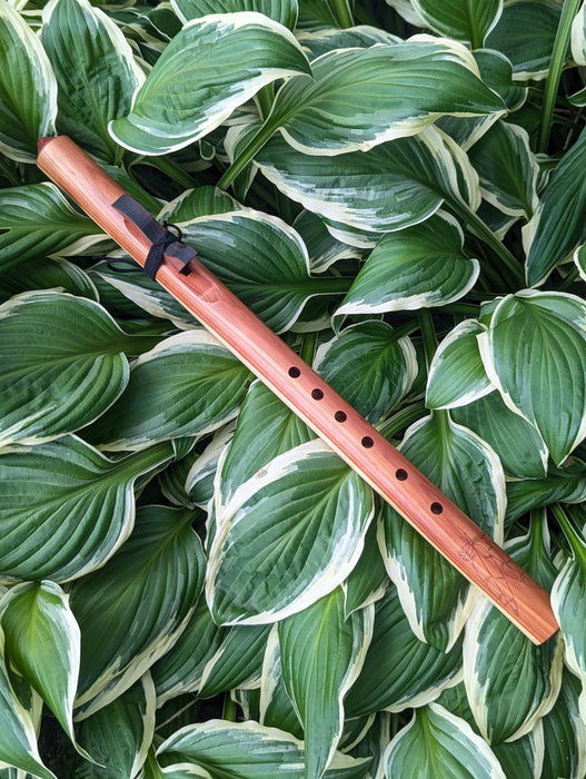 Butch Hall Flutes - Starter Series [G4] Native American-Style Flute - Two Feathers