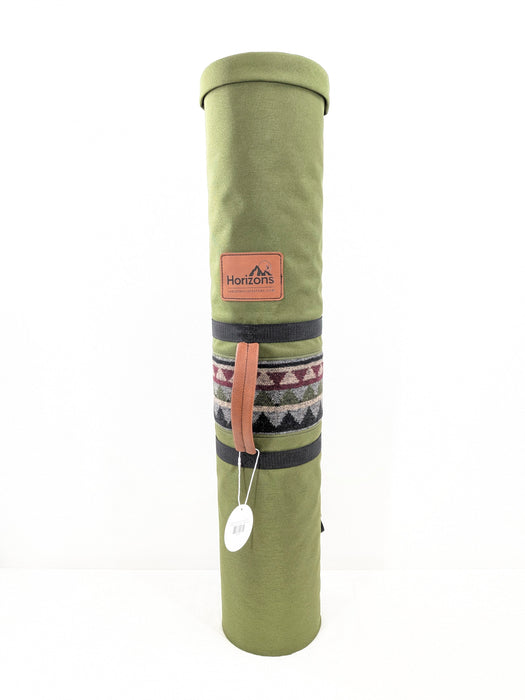 Nomad (Olive-33") Flute Case #ISNO4 | In-Stock Case [Holds 5-7 flutes]