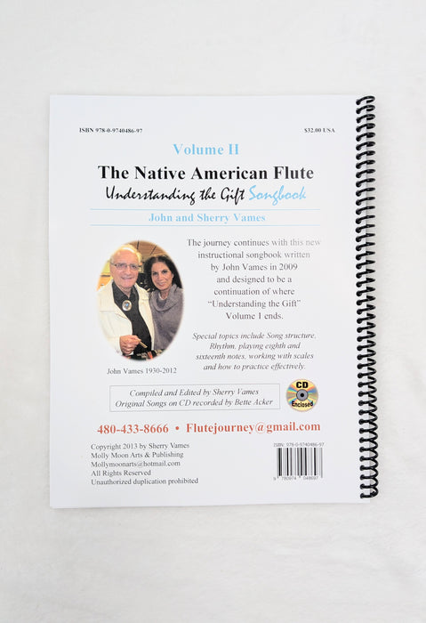 The Native American Flute: Understanding the Gift - Vol. 2 (Songbook) - John Vames