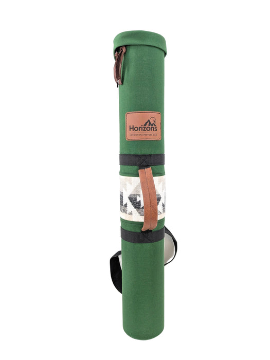 Seeker (Green) Native Flute Case #ISSE18 | In-Stock Case [Holds 1-3 flutes]