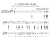 Flute diagrams show how to play the Native American Flute for the song A Thousand Years from the Twilight movie series