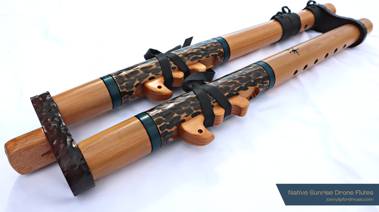 Native Sunrise Flutes - Drone Series (A4-E4) Native American Style Flute