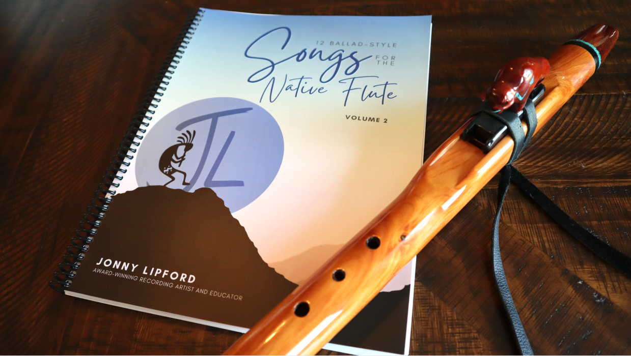 12 Songs for the Native Flute: Vol. 2 Songbook (Physical Book)