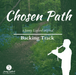 A silhouette of Jonny Lipford standing and playing the Native American flute with the words Chosen Path are the feature image for this Backing Track for Native American Flutes.