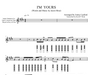 Native American flute diagrams on the sheet music and Nakai Tablature for I'm Yours by Jason Mraz