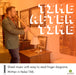 Cover image for the song Time After Time played on the Native American flute by Jonny Lipford shows him in front of a mirror playing his Native American flute with the words "Time After Time" written on the right side. There is also an image of a Native American Flute music diagram shown. 
