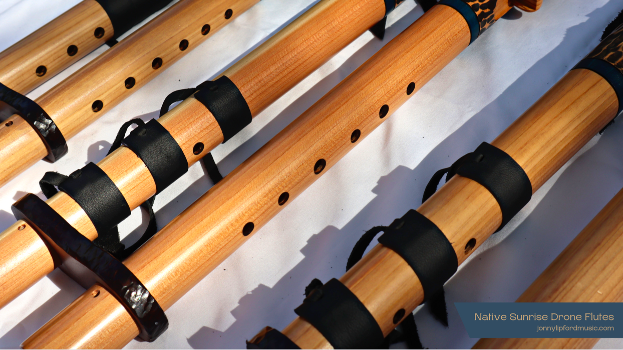 Wooden Drone Flute by La Rosa Flutes